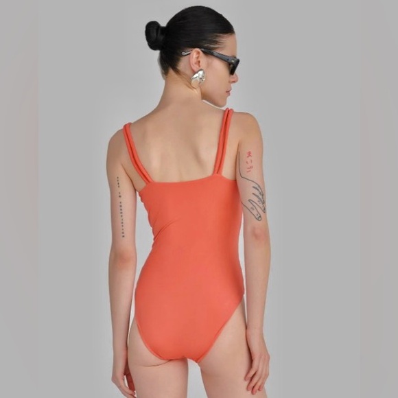 NWT [Maygel Coronel] VICHADA One-Piece Swimsuit Tropical Pink Women’s L-2XL EXT - Picture 3 of 12